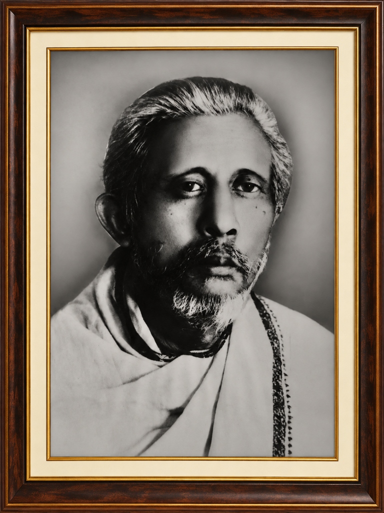 Founder Khoka Ghosh Framed Portrait